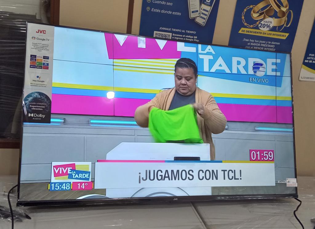 Televisor Led Smart De 50 '' Marca Jvc Modelo Lt-50kb538 Con Control Nuevo Sin Uso Acc Patitas Tornillos