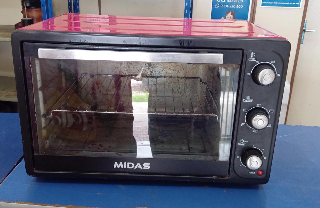 Horno Marca Midas Litros 45 Modelo Md-Kr45 Usado Con Desgaste Acc Parrilla