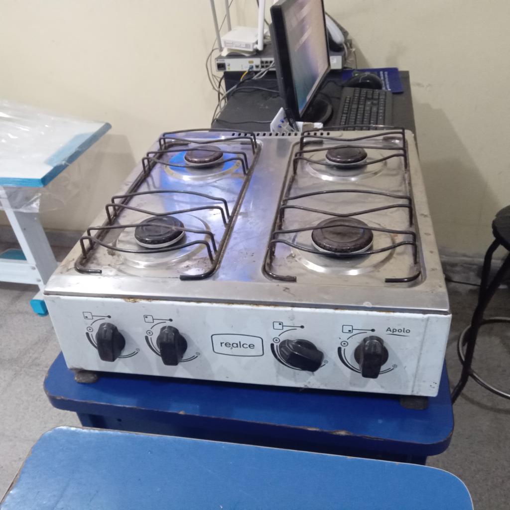Cocina A Gas Marca Realce Modelo Apolo Usado-En-Buen-Estado Acc Manguera Conexion