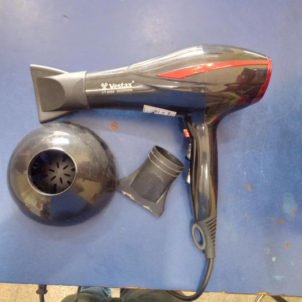 Secador De Pelo Marca Vestax Modelo Vt-8088 Usado En Buen Estado Acc 2picos Difusor
