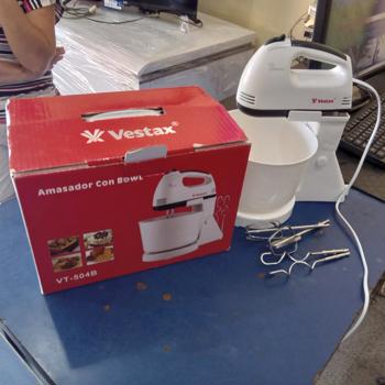 Batidora Marca Vestax Modelo Vt-504b Usado En Buen Estado Acc Recipinte 2 Par De Accesorios