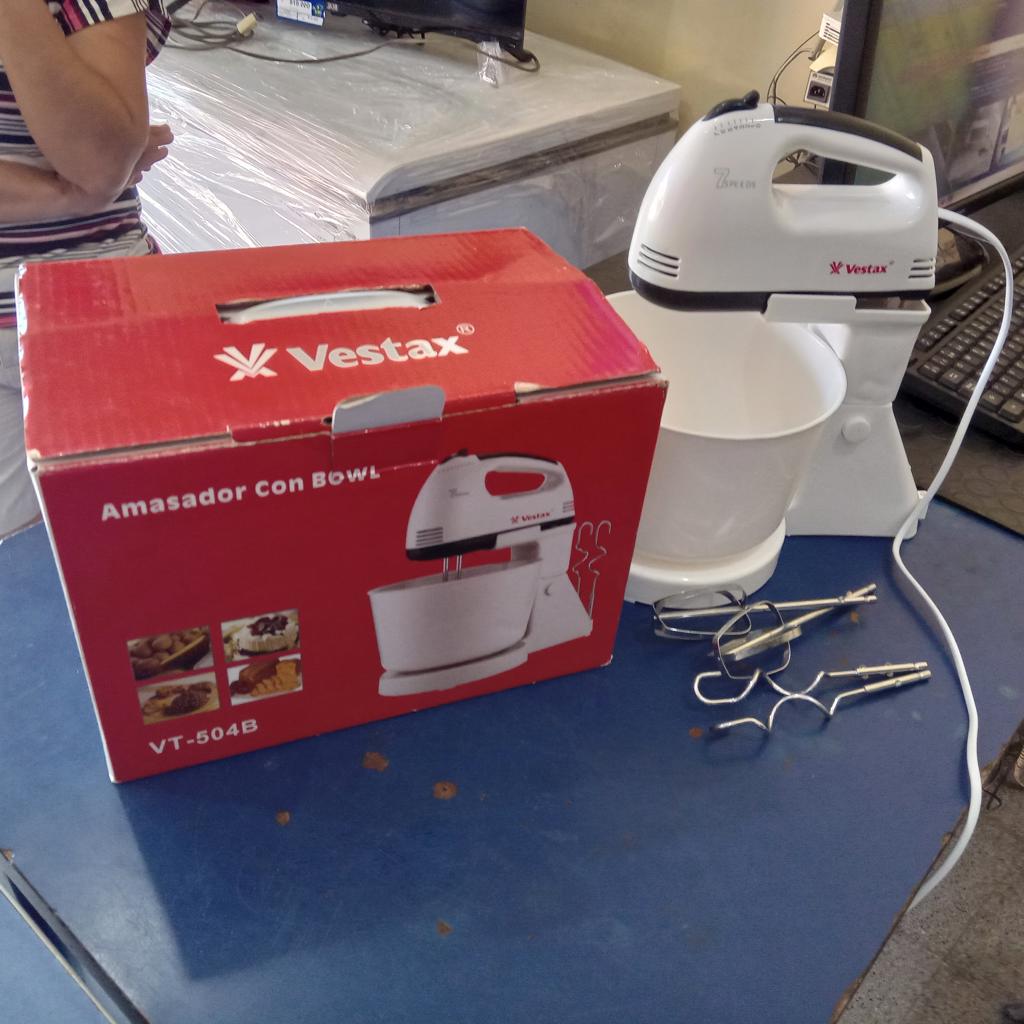 Batidora Marca Vestax Modelo Vt-504b Usado En Buen Estado Acc Recipinte 2 Par De Accesorios