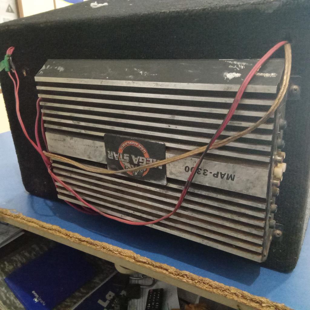 Amplificador De Sonido P/ Automovil Marca Mega Star Modelo Map-3300 Usado Con Desgaste Acc No Tiene