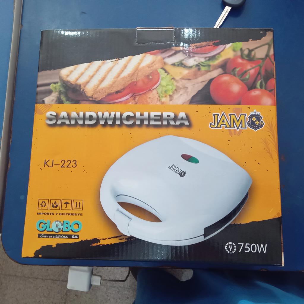 Sandwichera Marca Jam Modelo Kj-223 Nuevo Sin Uso Acc 2 Panes