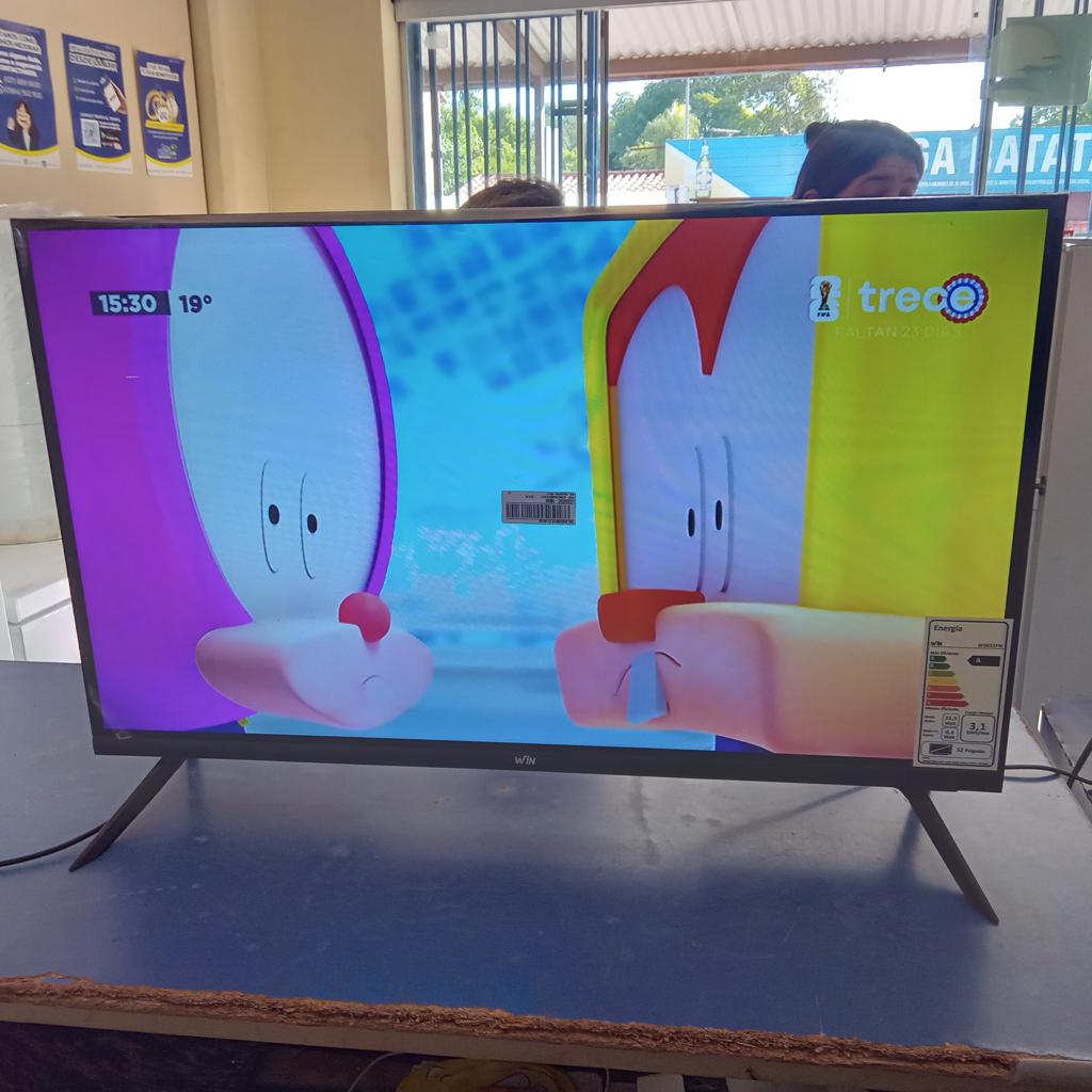Televisor Led Convencional De 32 '' Marca Win Modelo Win32fn Usado En Buen Estado Con Control Sin Caja Acc Patitas