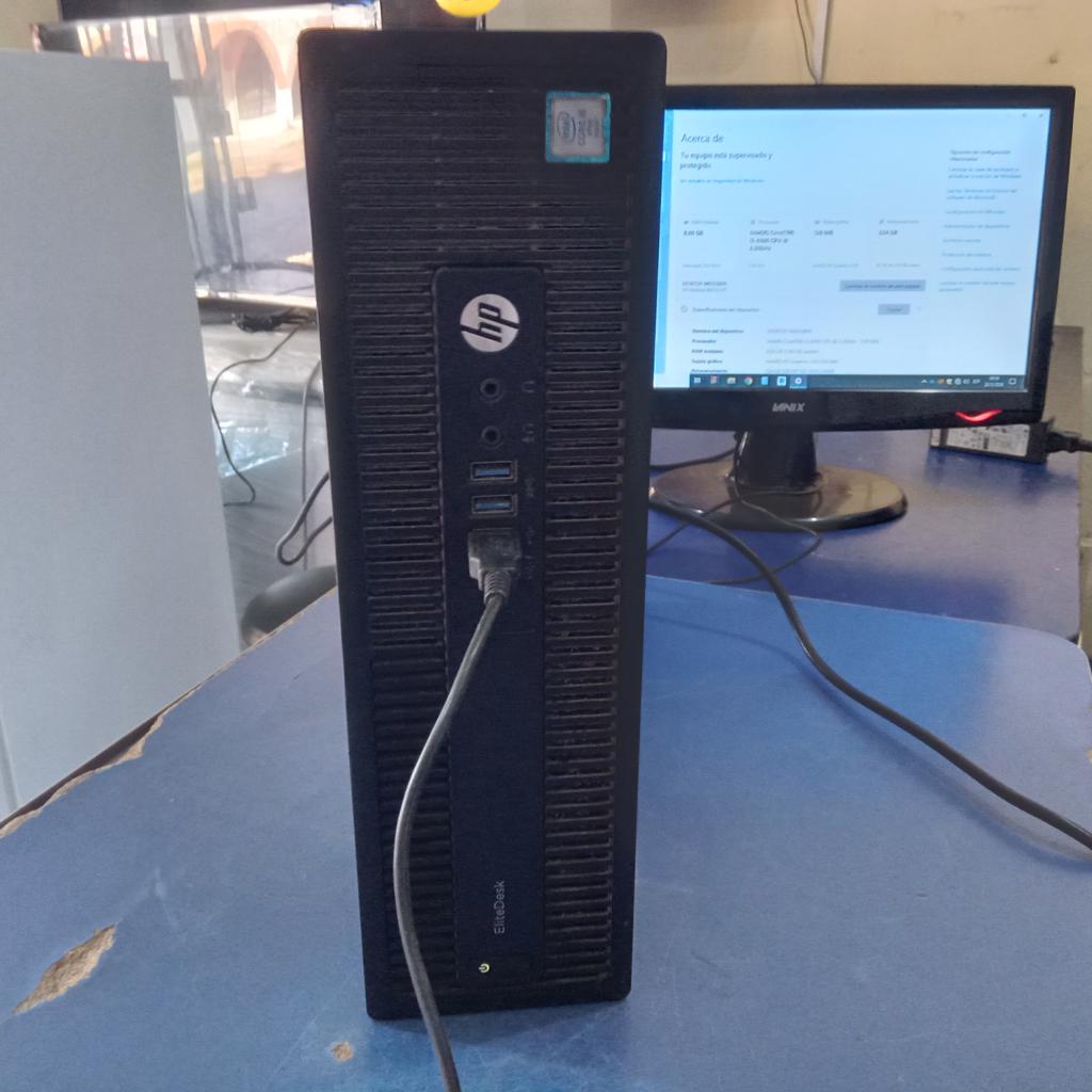 Cpu Para Computadora Marca Hp Modelo Mlx624324l Procesador Core I5 Con No Tiene Memoria Ram 8 Gb Color Negro Disco Duro 224 Gb Acc Cable Power