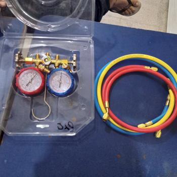 Manometro Para Refrigeracion Marca No Tiene Modelo No Tiene Usado En Buen Estado Acc 3manguera