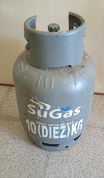 Garrafa Cap 10 Kg. Marca Su Gas Usado En Buen Estado Color Gris Acc No Tiene
