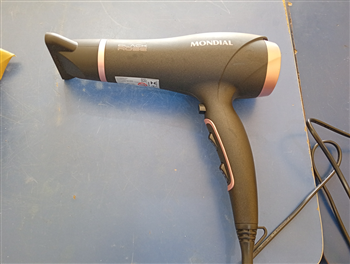 Secador De Pelo Marca Mondial Modelo Black Rose Sv-37 Usado En Buen Estado Acc No Tiene