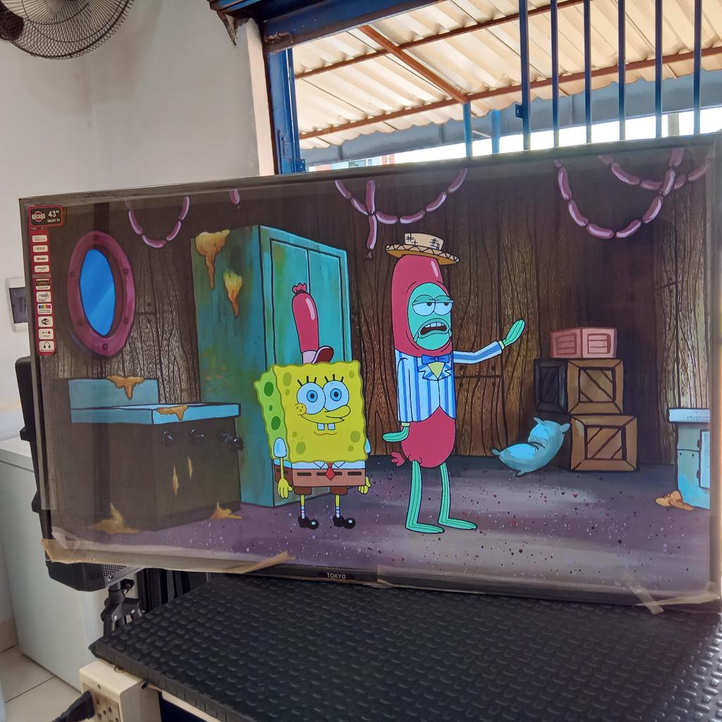 Televisor Led Smart De 43 '' Marca Tokyo Modelo Tvtokfd43wd Con Control Usado En Buen Estado Acc No Tiene