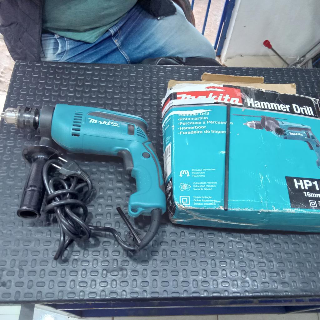 Taladro Marca Makita Modelo Hp1640 Usado En Buen Estado Acc MandrilManijaNivel