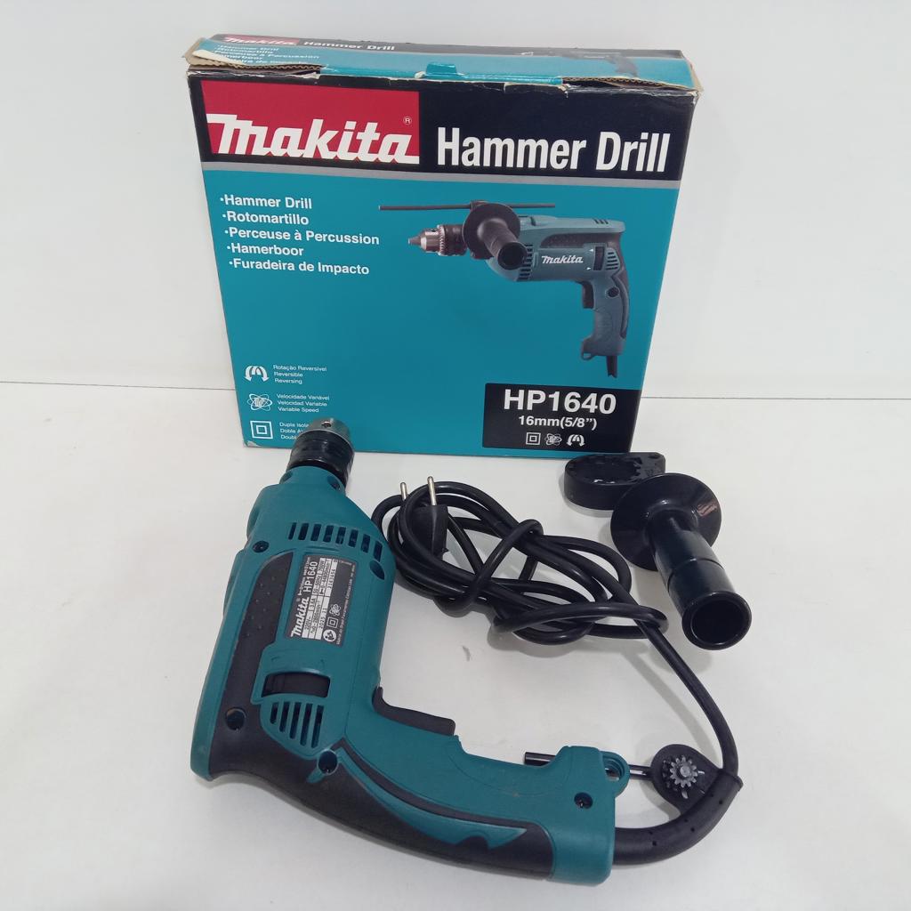 Taladro Marca Makita Modelo Hp1640 Usado En Buen Estado Acc ManijaMandrill