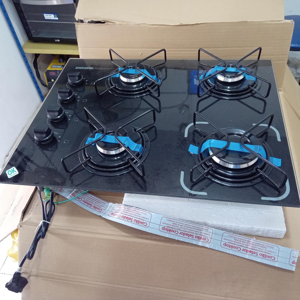 Cocina A Gas Marca Itatiaia Modelo Cooktop Ess4q Usado En Buen Estado Acc 4 Hornallas