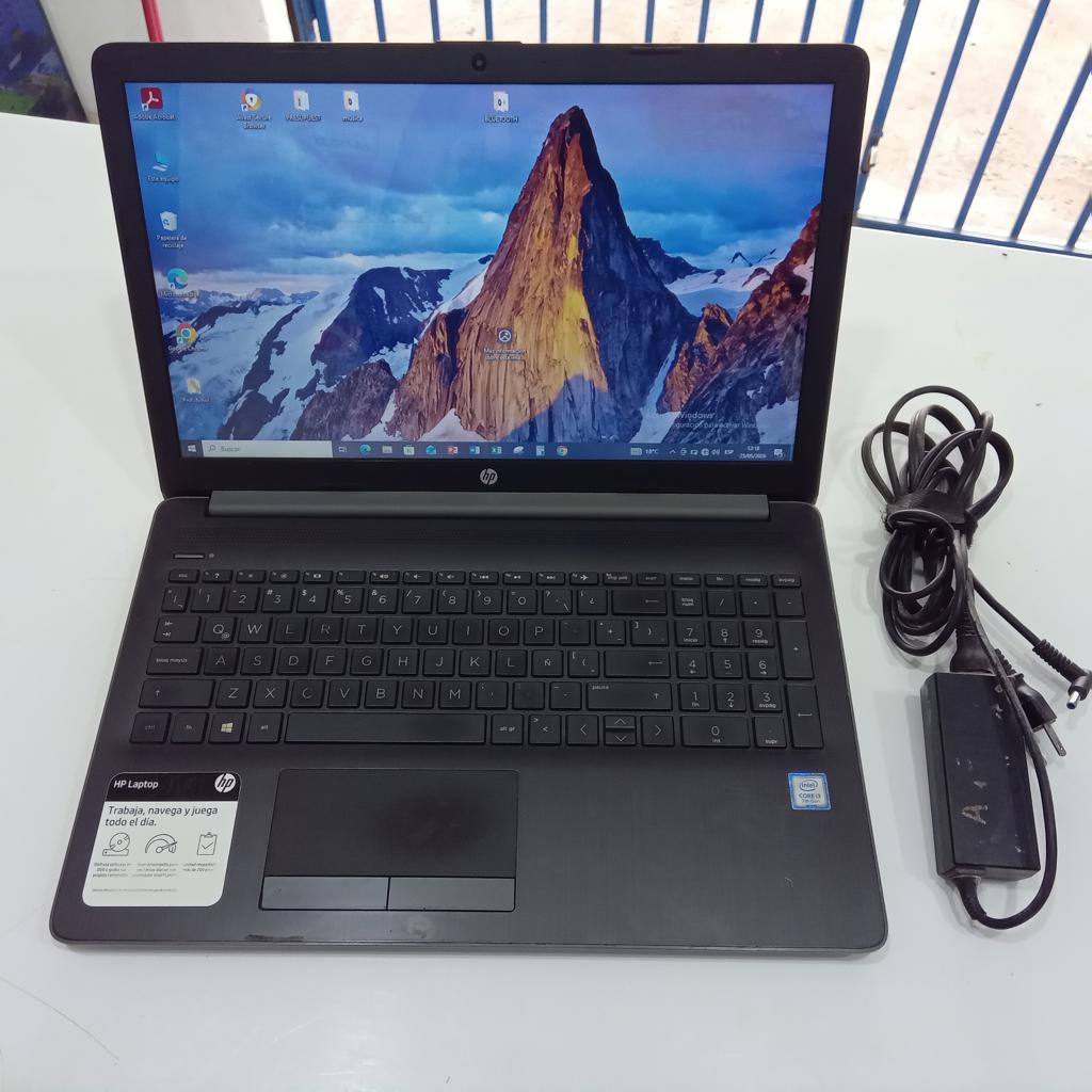 Notebook Marca Hp Modelo 15-Da0007la Procesador I3-7020u Memoria Ram 4 Gb Disco Duro 447 Gb Generacion 7 Acc Cargador
