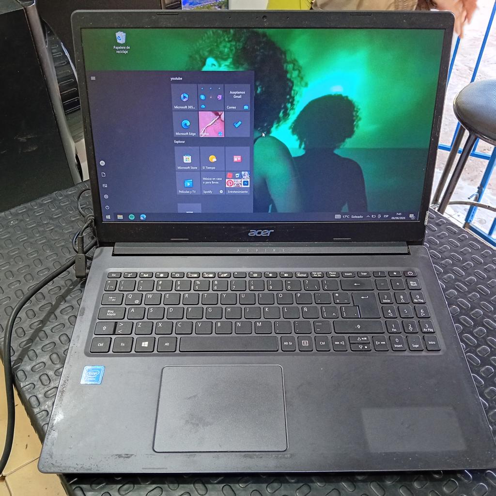 Notebook Marca Acer Modelo Aspire N19h1 Procesador Celeron N4000c Memoria Ram 4 Gb Disco Duro 465 Gb Generacion 4 Acc Cargador