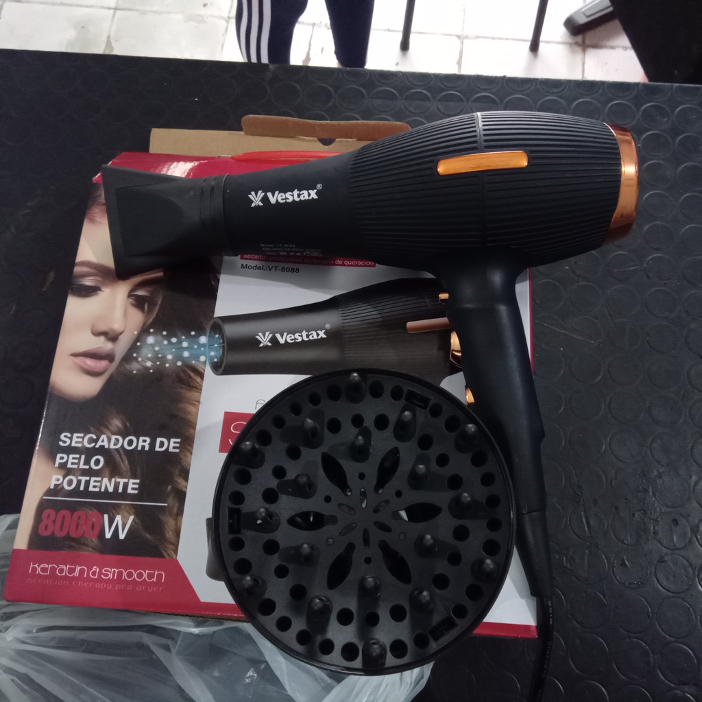 Secador De Pelo Marca Vestax Modelo Vt-8088 Nro Usado En Buen Estado Acc PicoDifusor