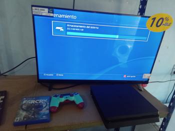 Juego Electronico Ps4 Marca Sony Modelo Cuh-2015a Disco Duro 500 Gb Con Control Sin Caja Usado En Buen Estado Acc 1 Control Cable Hdmi Cable Power1 Juego Farcry Primal
