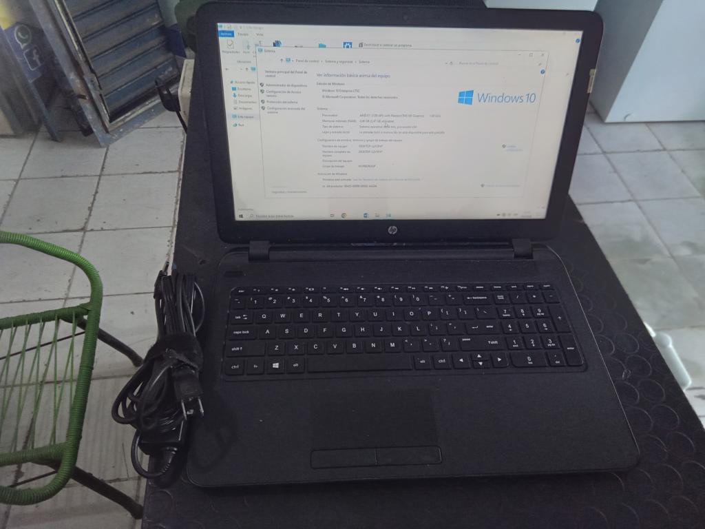 Notebook Marca Hp Modelo 15-1009ca Procesador Amd-E1-2100 Memoria Ram 4 Gb Disco Duro 232 Gb Generacion No Tiene Acc No Tiene