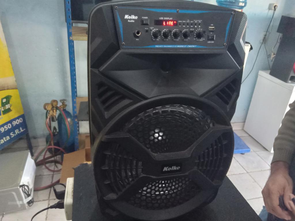 Caja De Sonido Amplificada Marca Kollke Modelo -Kpb496 Sin Control Usado-En-Buen-Estado Acc Cargador Marca HavitControl
