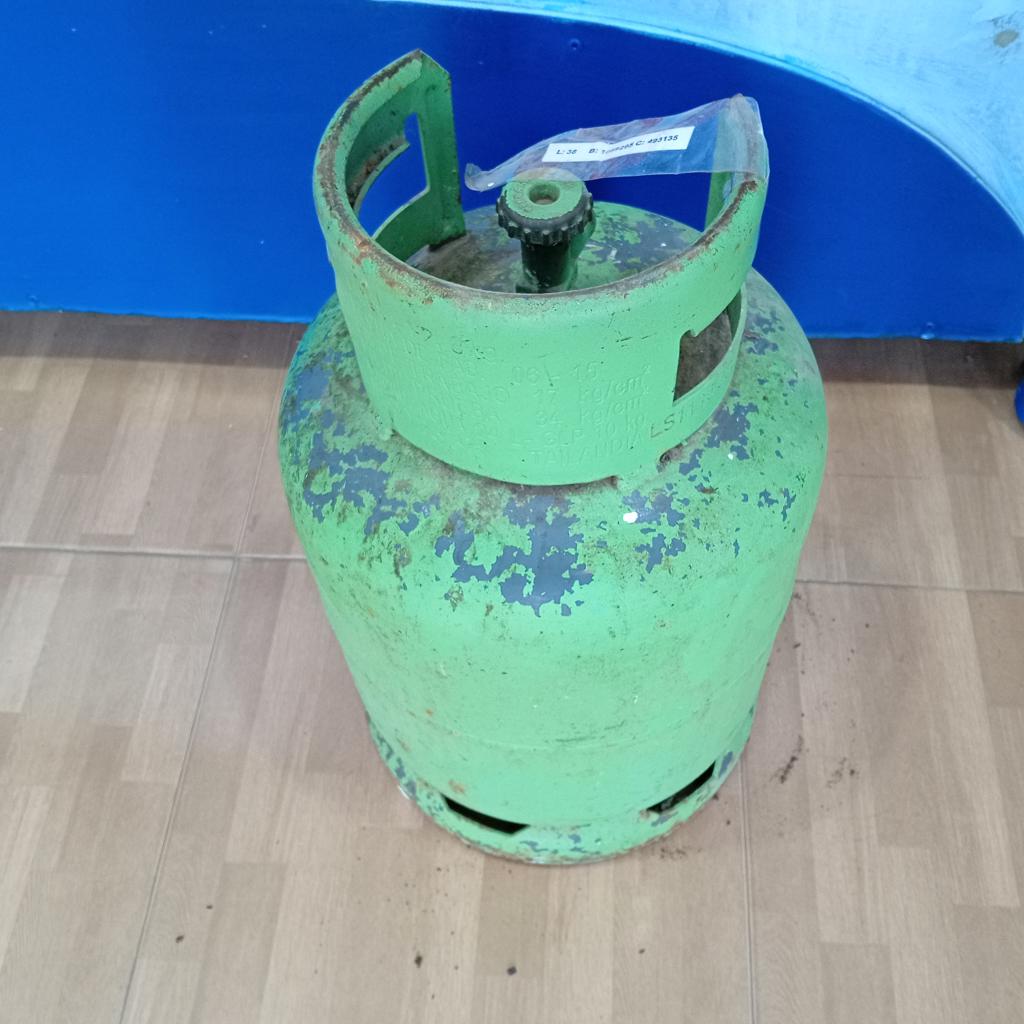 Garrafa Cap 10 Kg. Marca No Tiene Usado En Buen Estado Color Verde Acc No Tiene