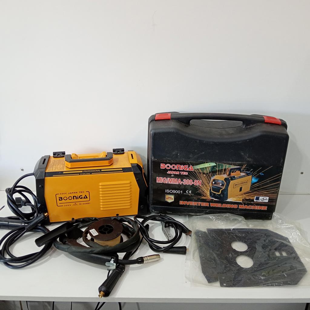 Soldador Marca Booniga Modelo Mig/Mma-300-Bn Usado En Buen Estado Acc Pinsa A TierraPico Para Soldar Pico De Soldar MigCareta