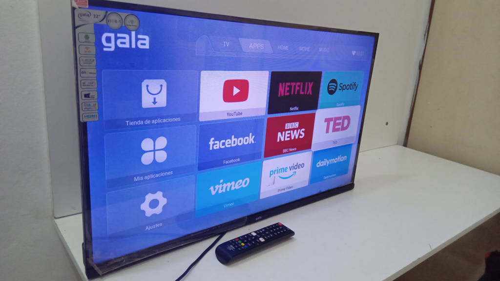 Televisor Led Smart De 32 '' Marca Gala Modelo Led 32d20 Con Control Usado En Buen Estado Acc No Tiene