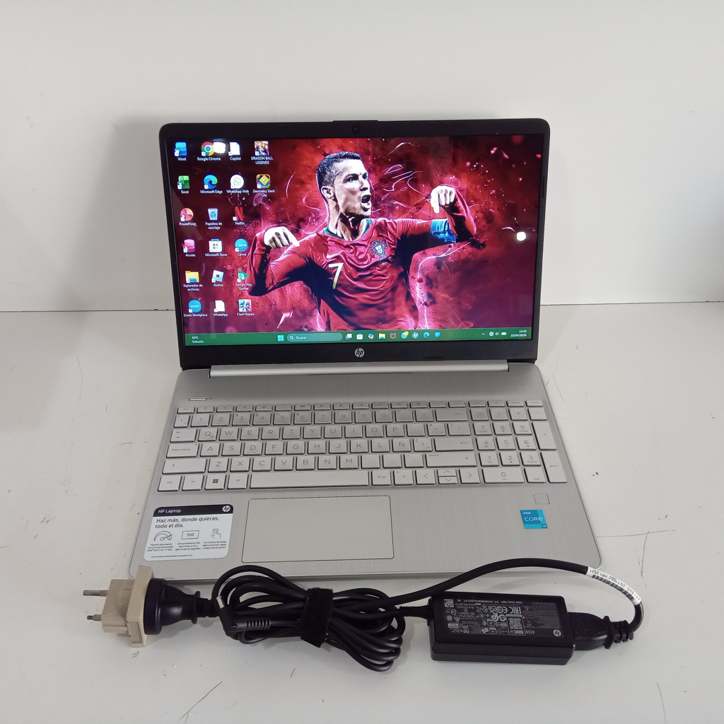 Notebook Marca Hp Modelo 15-Dy2061la Procesador Core I3 Memoria Ram 8 Gb Disco Duro 238 Gb Generacion 11 Acc Cargador Con Power Y Adaptador