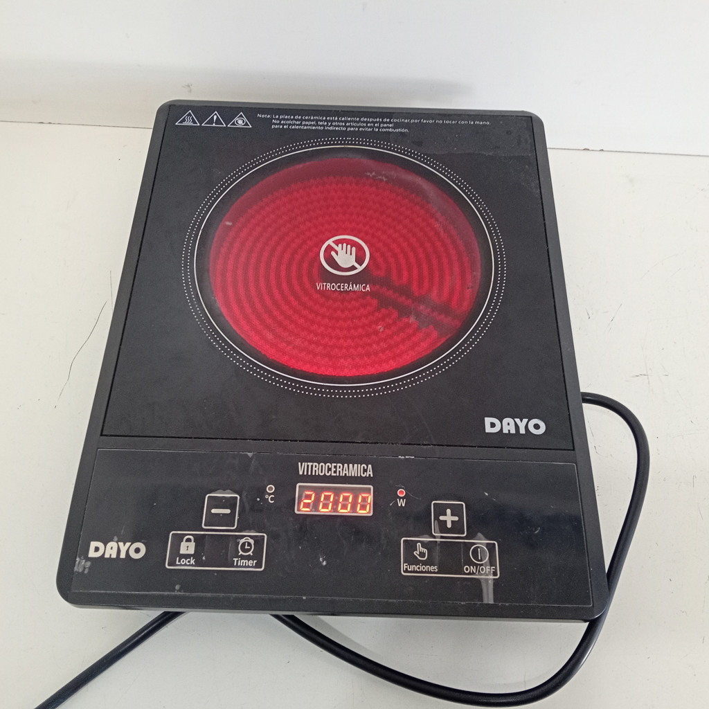 Cocina Electrica Tipo Vitroceramica Marca Dayo Modelo Am110 Usado En Buen Estado Acc No Tiene