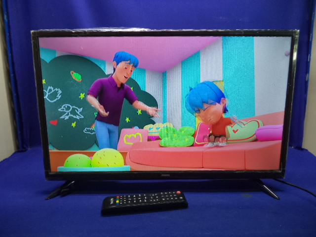 Televisor Led Convencional De 24 '' Marca Nadal Modelo N242021 Usado En Buen Estado Con Control Sin Caja Acc Par De Patitas