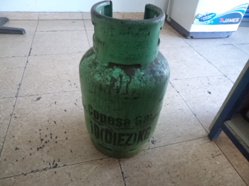Garrafa Cap 10 Kg. Marca Copesa Gas Usado En Buen Estado Color Verde Acc No Tiene