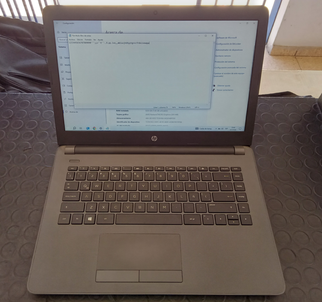 Notebook Marca Hp Modelo 245 G6 Procesador Amd A9-9425 Radeon R5 Memoria Ram 8 Gb Disco Duro 466 Gb Generacion 7 Acc No Tiene