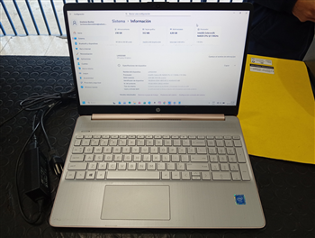 Notebook Marca Hp Modelo 15-Dy0015ds Procesador Celeron Memoria Ram 4 Gb Disco Duro 238 Gb Generacion 4 Acc Con Teclado Numerico