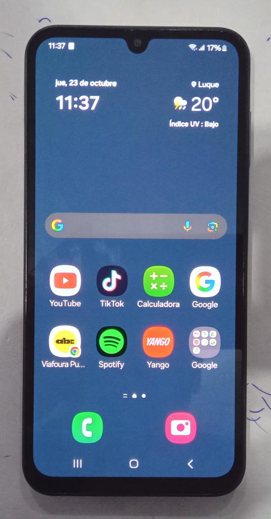 Celular Marca Samsung Modelo A15 Memoria Ram 4 Gb Almacenamiento Interno 128 Gb Acc No Tiene