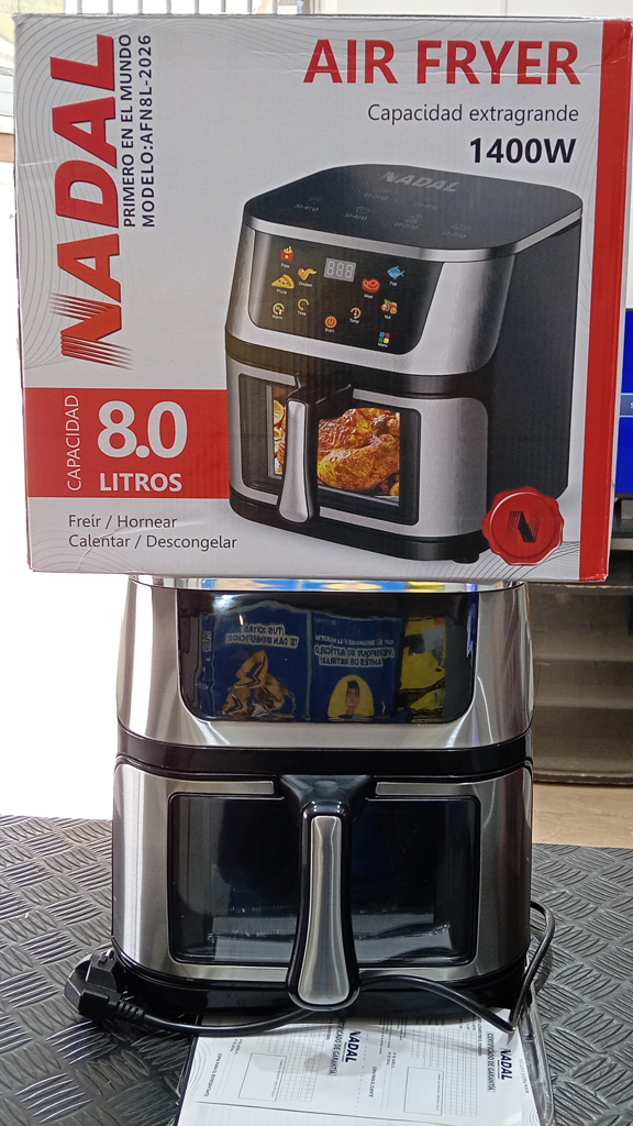 Fritadora Marca Nadal Modelo Afn8l-2026 Usado En Buen Estado Acc En Caja