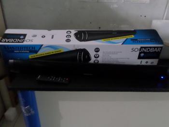 Barra De Sonido Marca Mastertech Modelo Mtsbs24 Usado En Buen Estado Con Cable Aux Cable Optica Control Acc: No Tiene Comentario: En Caja
