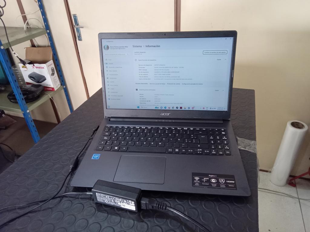 Notebook Marca Acer Modelo N19h1 Procesador Intel Celeron N4020 1.10ghz Memoria Ram 4 Gb Disco Duro 464 Gb Generacion No Tiene Acc Cargador