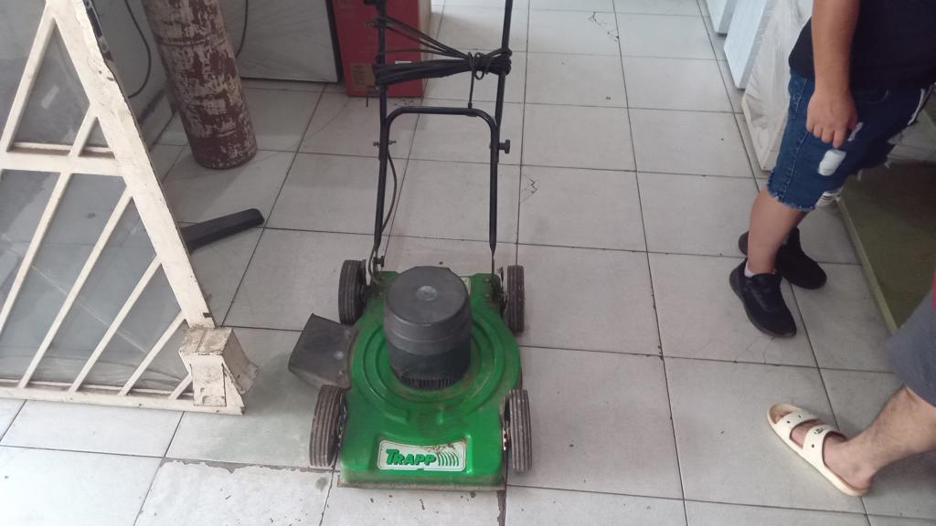 Cortadora De Cesped Marca Trapp Modelo Mc-50e Usado Con Desgaste Acc Cuchilla