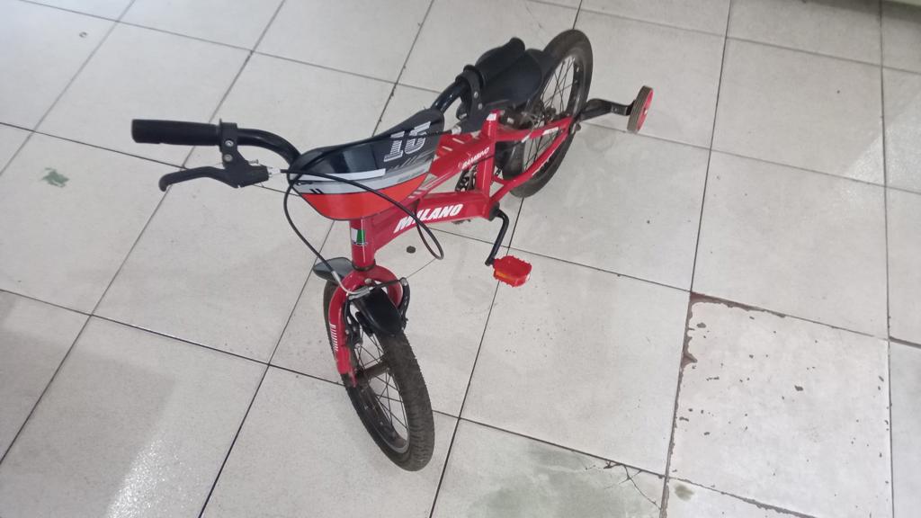 Bicicleta Marca Milano Aro 16 Modelo Bambino Usado En Buen Estado Acc Par De Rueditas Guardabarros Delantero Y Trasero
