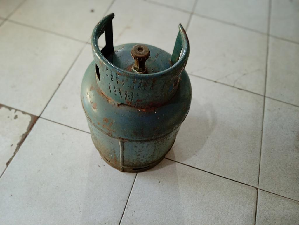 Garrafa Cap 10 Kg. Marca No Tiene Usado En Buen Estado Color Gris Verde Acc No Tiene