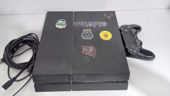 Juego Electronico Ps4 Marca Sony Modelo Cuh-1215a Disco Duro 500 Gb Con Control Sin Caja Usado En Buen Estado Acc UsbHdmiPowe
