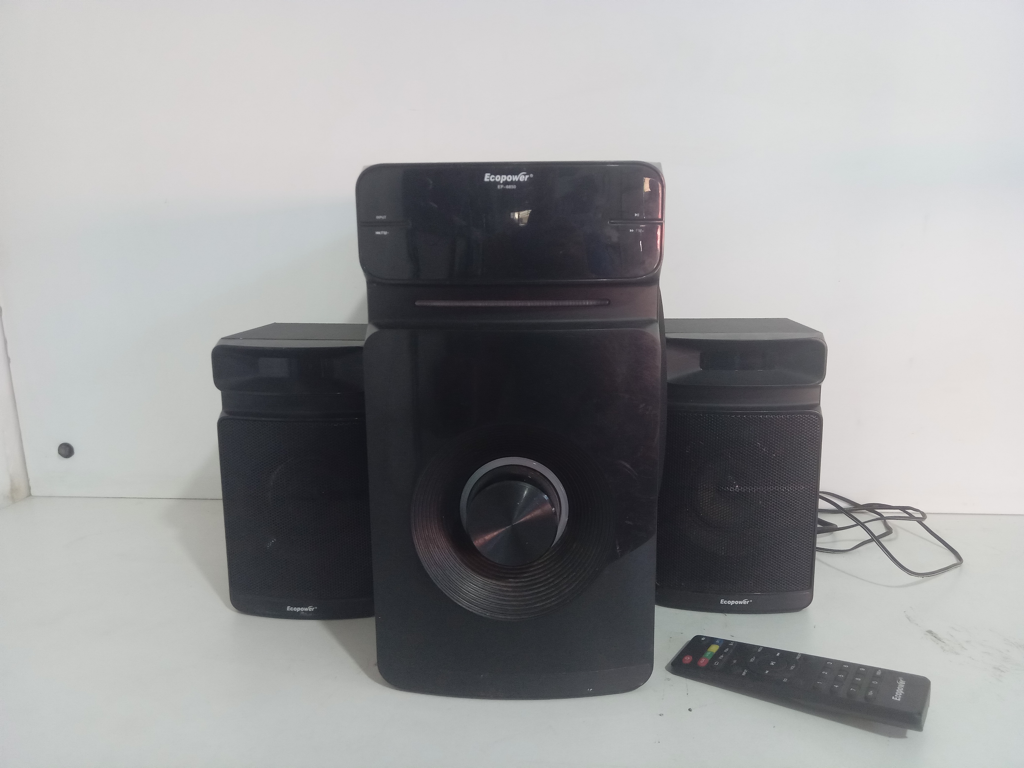 Mini Componente Marca Ecopower Con Control Modelo No Tiene Usado En Buen Estado Con No Tiene Acc Control2 ParlantesFmBt