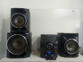 Equipo De Sonido Marca Sony Con Control Modelo Hcd-Gpx55 Usado Con Desgaste Acc 2 Parlantes1 WooferBtFmUsb