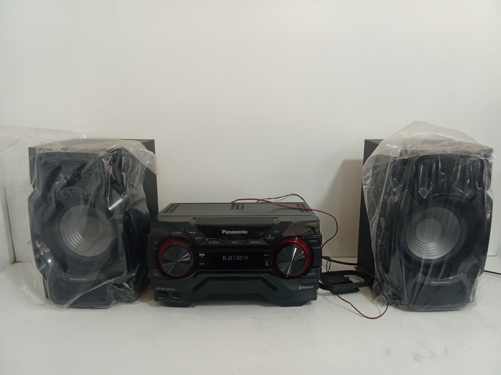 Equipo De Sonido Marca Panasonic Con Control Modelo Sa-Akx220 Usado En Buen Estado Acc 2 ParlantesAntenaControl