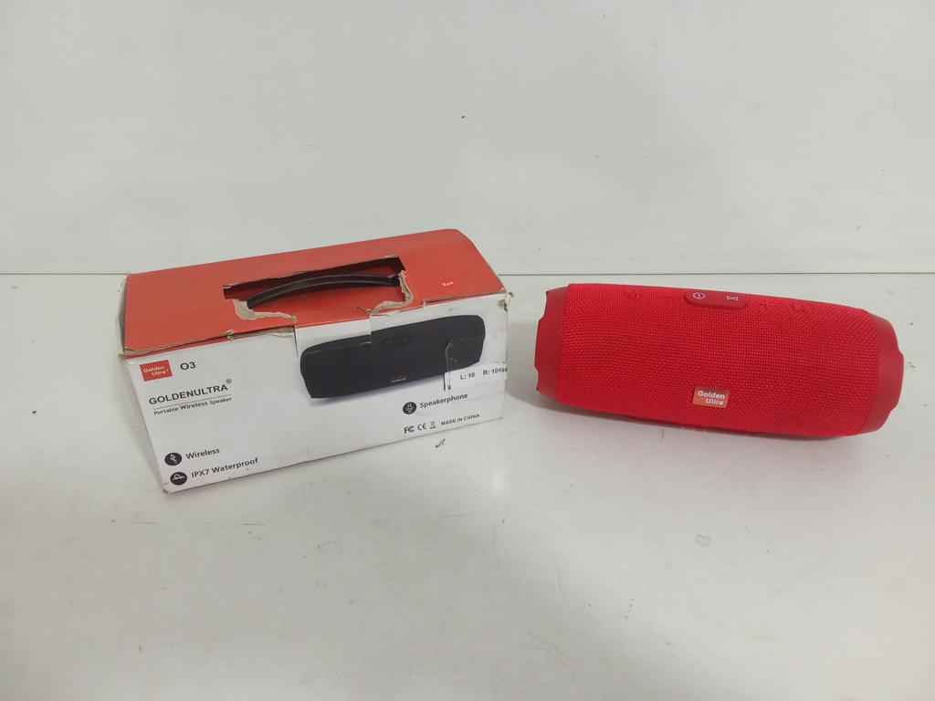 Speaker Potencia Watts No Tiene Marca Golden Ultra Sin Control Modelo Charge 5 Usado En Buen Estado Sin Caja Acc No Tiene
