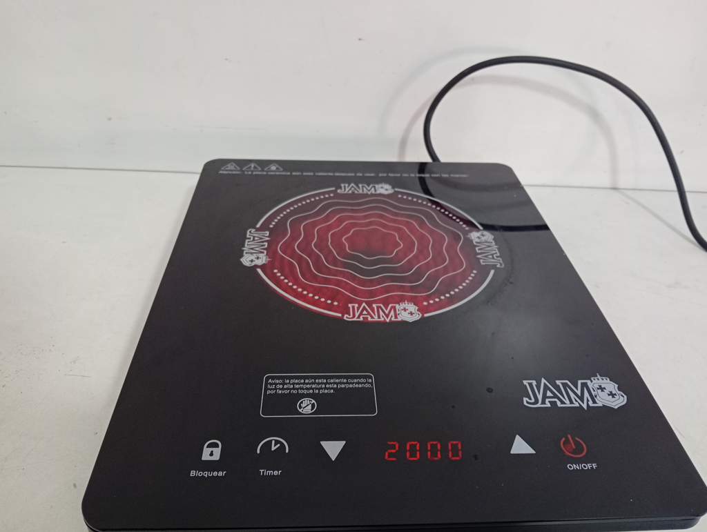 Cocina Electrica Tipo Vitroceramica Marca Jam Modelo Fyd-Ds2021 Usado En Buen Estado Acc 1 Hornalla