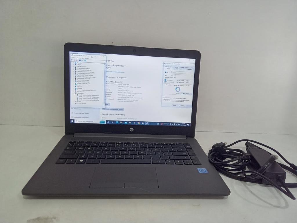 Notebook Marca Hp 250 G7 Modelo Rtl8723de Procesador Intel Celeron Memoria Ram 4 Gb Disco Duro 500 Gb Generacion No Tiene Acc No Tiene