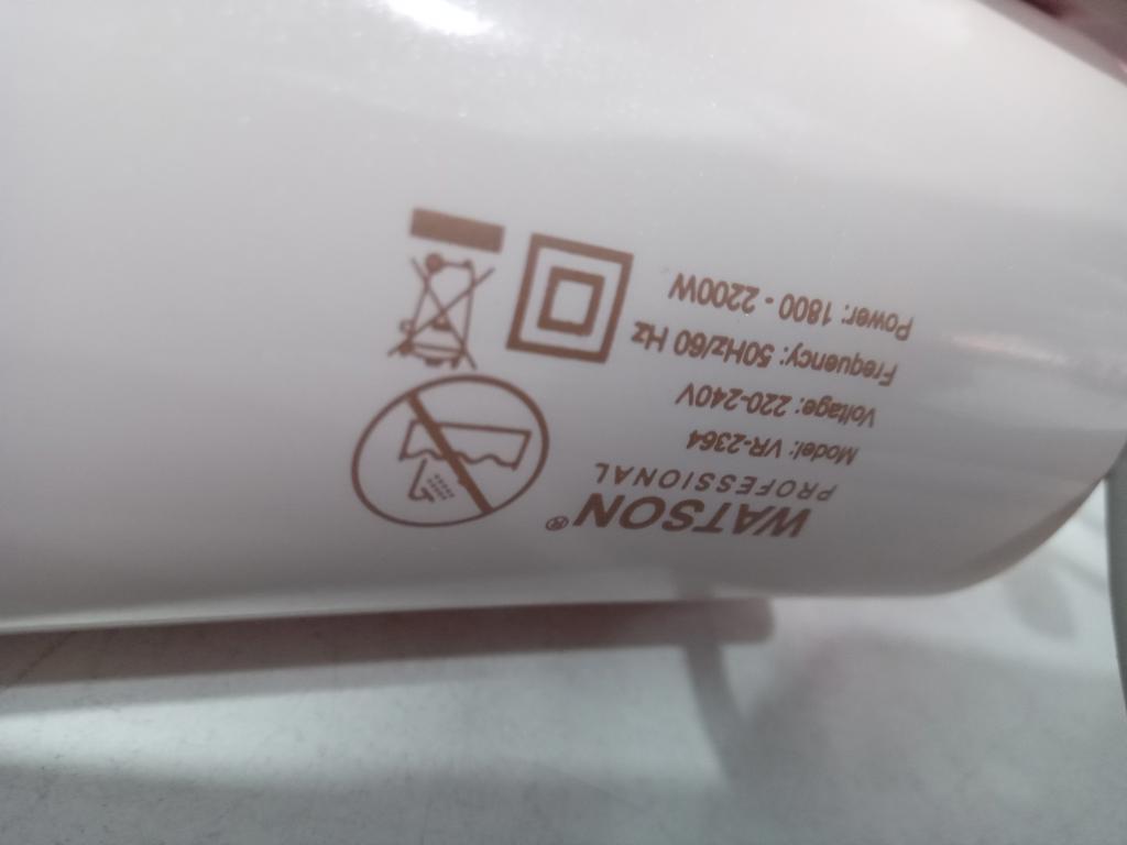Foto 3 de Secador De Pelo Marca Watson Modelo Vr-2364 Usado En Buen Estado Acc C/Planchita