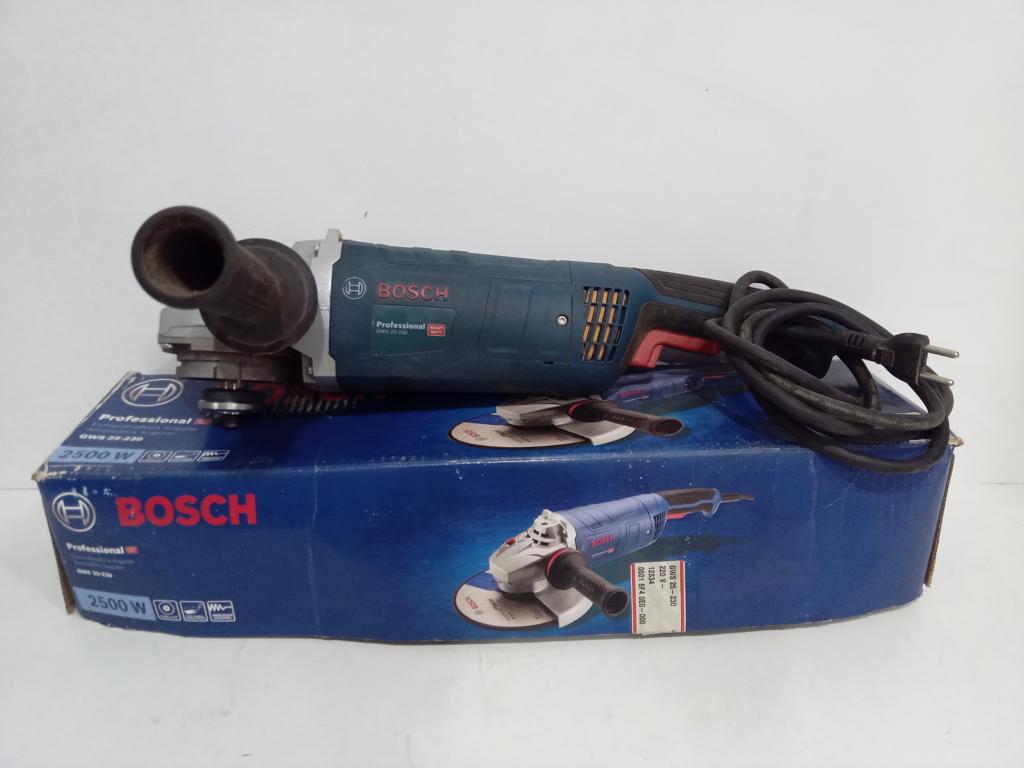 Pulidora Marca Bosch Modelo Gws25-230 Tamaño Grande Usado En Buen Estado Acc C/Manija