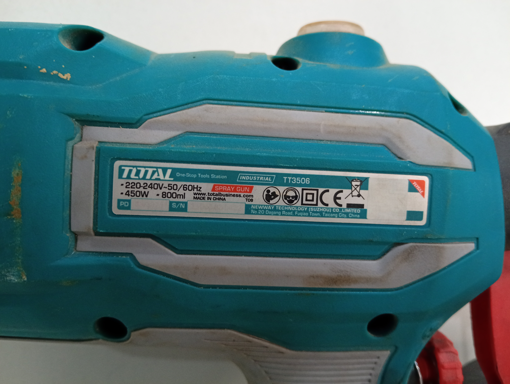 Foto 3 de Pulverizador De Pintura Marca Total Modelo Tt3506 Usado En Buen Estado Con No Tiene Acc C/Recipiente De Plastico