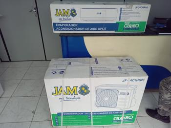 Aire Acondicionado Tipo Split Marca Jam Potencia Btu 24.000 Con Kit Instalacion Con Control Modelo Jf-24chrn1 Nuevo Sin Uso Con Caja Acc Todos Sus Accesorios
